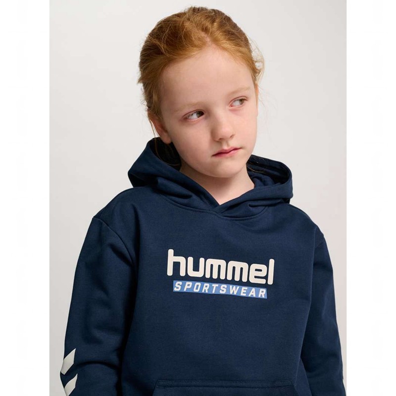 Hummel Jr Logo Shorts Barn Marinblå | 857051-071