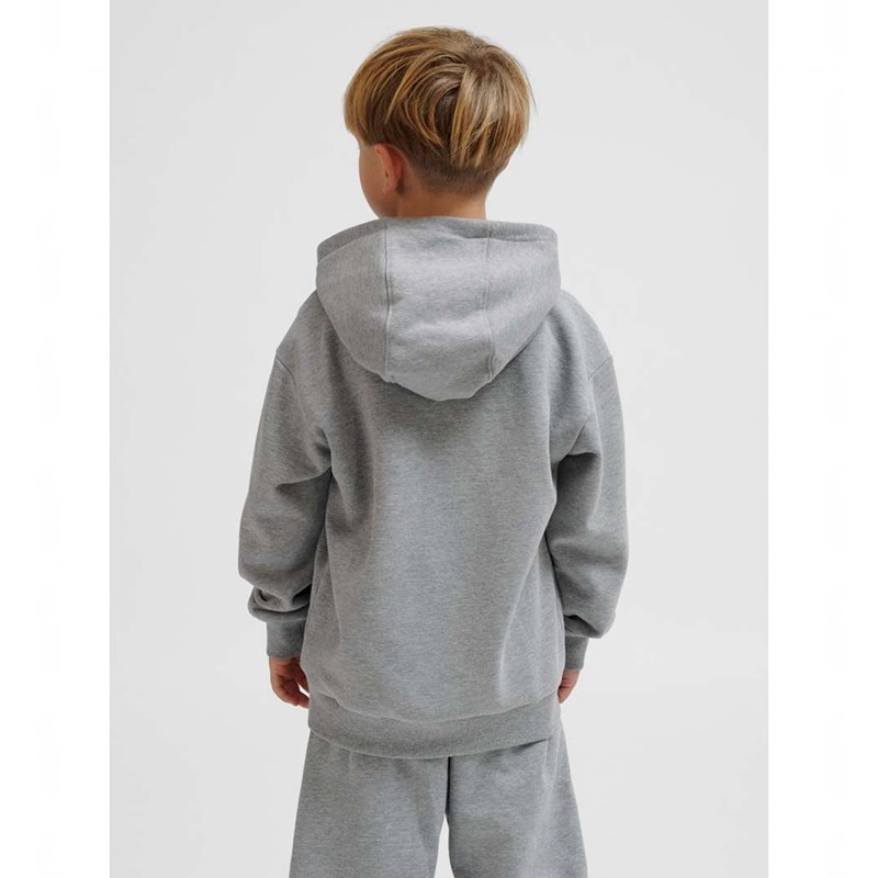 Hummel Jr Loose Bee Hoodie Barn Grå | 366557-303