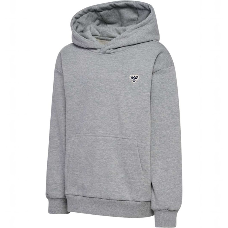 Hummel Jr Loose Bee Hoodie Barn Grå | 366557-303