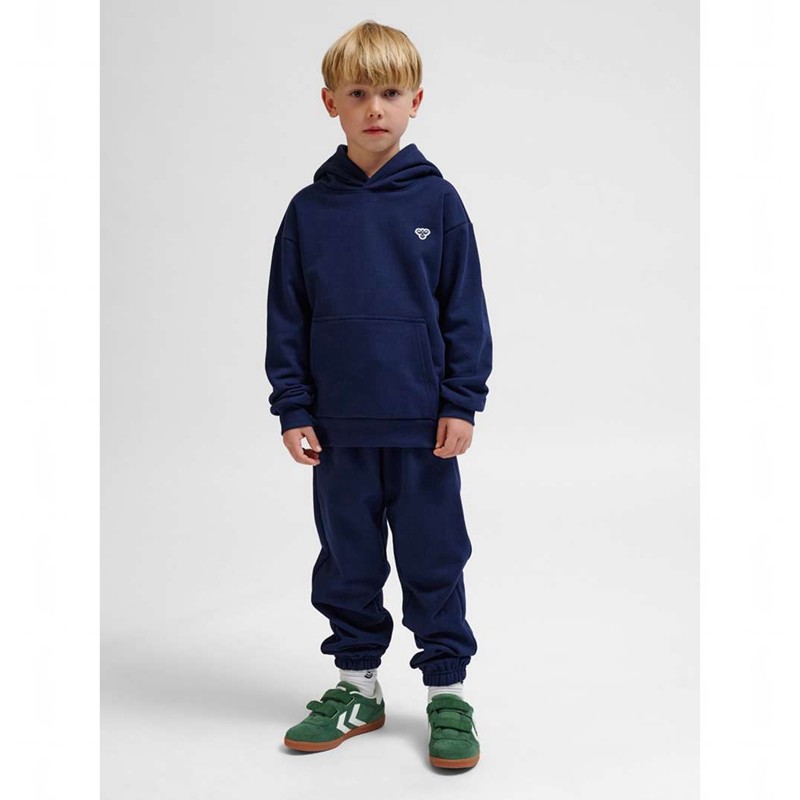 Hummel Jr Loose Bee Hoodie Barn Marinblå | 588817-897