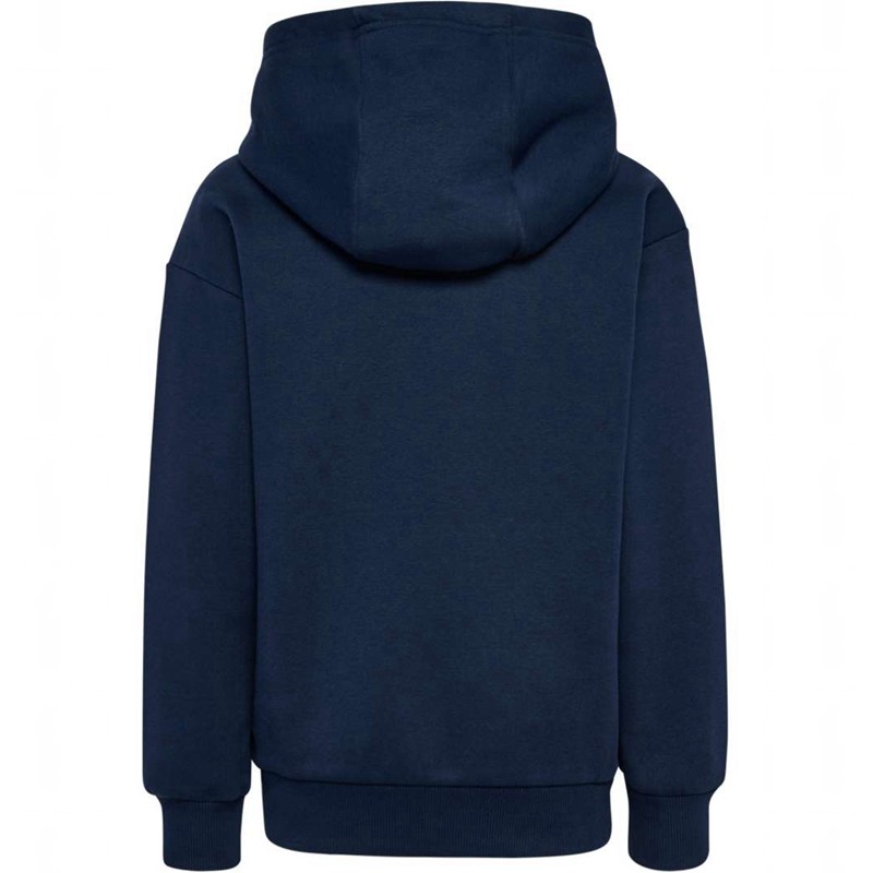 Hummel Jr Loose Bee Hoodie Barn Marinblå | 588817-897
