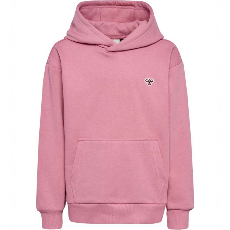 Hummel Jr Loose Bee Hoodie Barn Rosa | 967771-333
