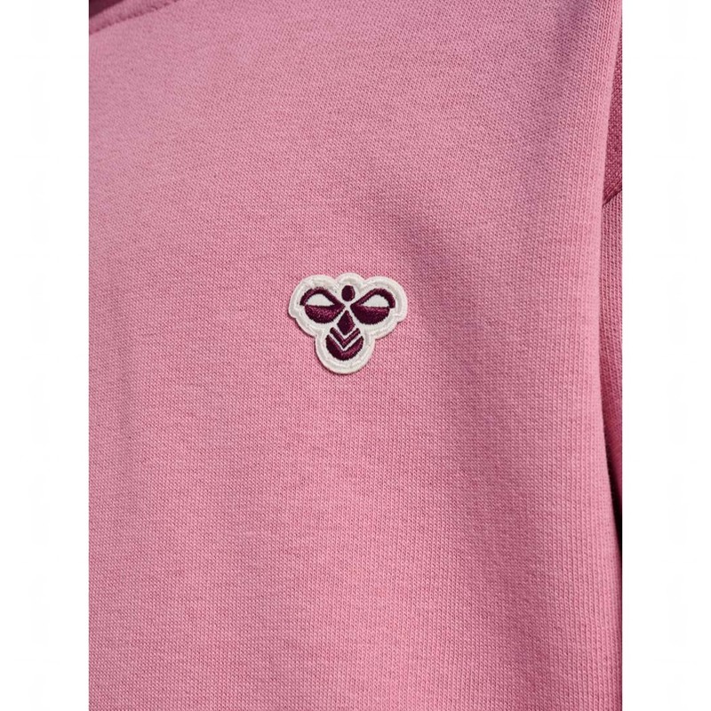 Hummel Jr Loose Bee Hoodie Barn Rosa | 967771-333