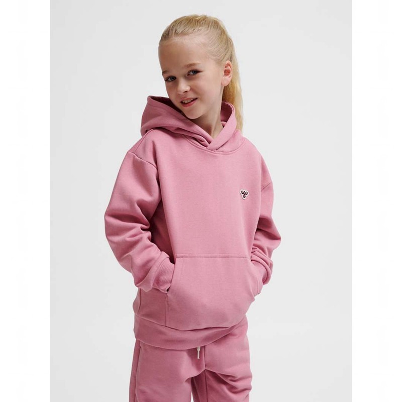 Hummel Jr Loose Bee Hoodie Barn Rosa | 967771-333