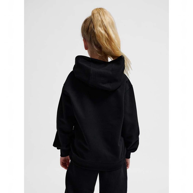 Hummel Jr Loose Bee Hoodie Barn Svarta | 200437-445
