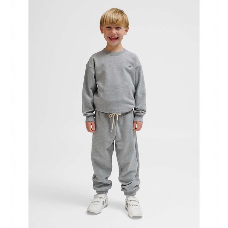 Hummel Jr Loose Bee Träningsbyxor Barn Grå | 988891-778