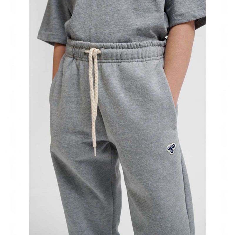 Hummel Jr Loose Bee Träningsbyxor Barn Grå | 988891-778