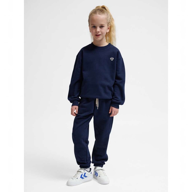 Hummel Jr Loose Bee Träningsbyxor Barn Marinblå | 866477-569
