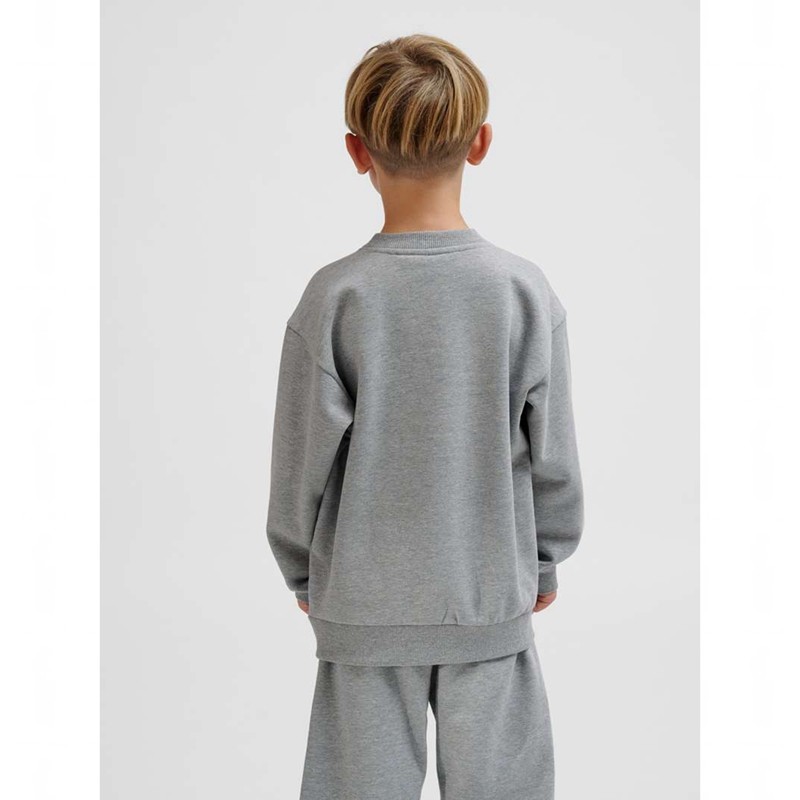 Hummel Jr Loose Crewneck Bee Hoodie Barn Grå | 028746-558
