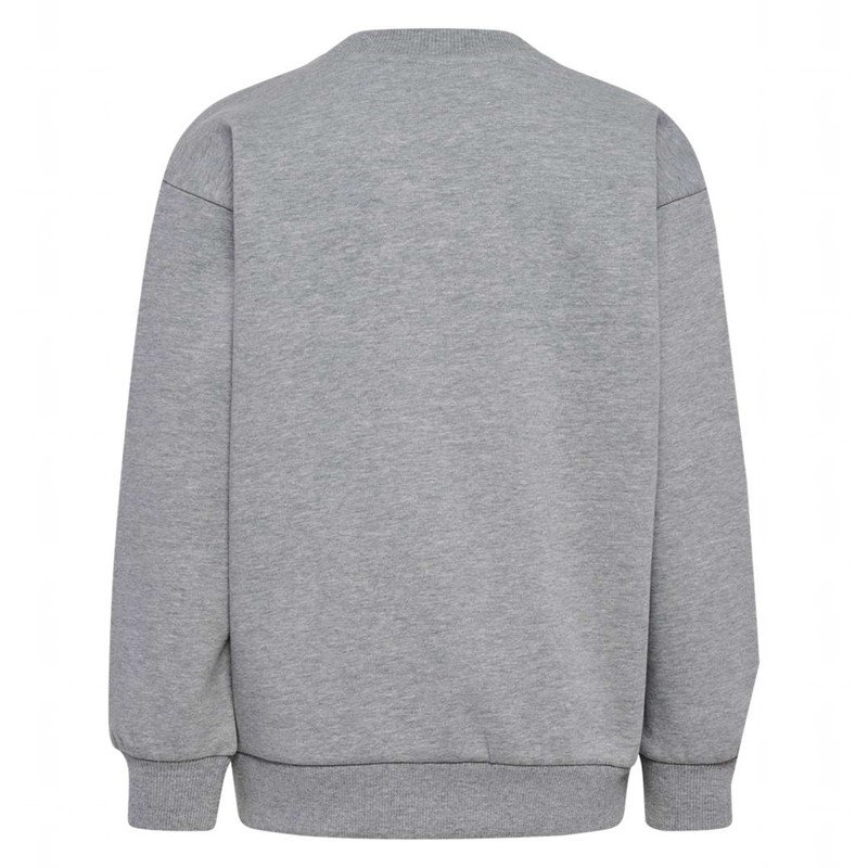 Hummel Jr Loose Crewneck Bee Hoodie Barn Grå | 028746-558