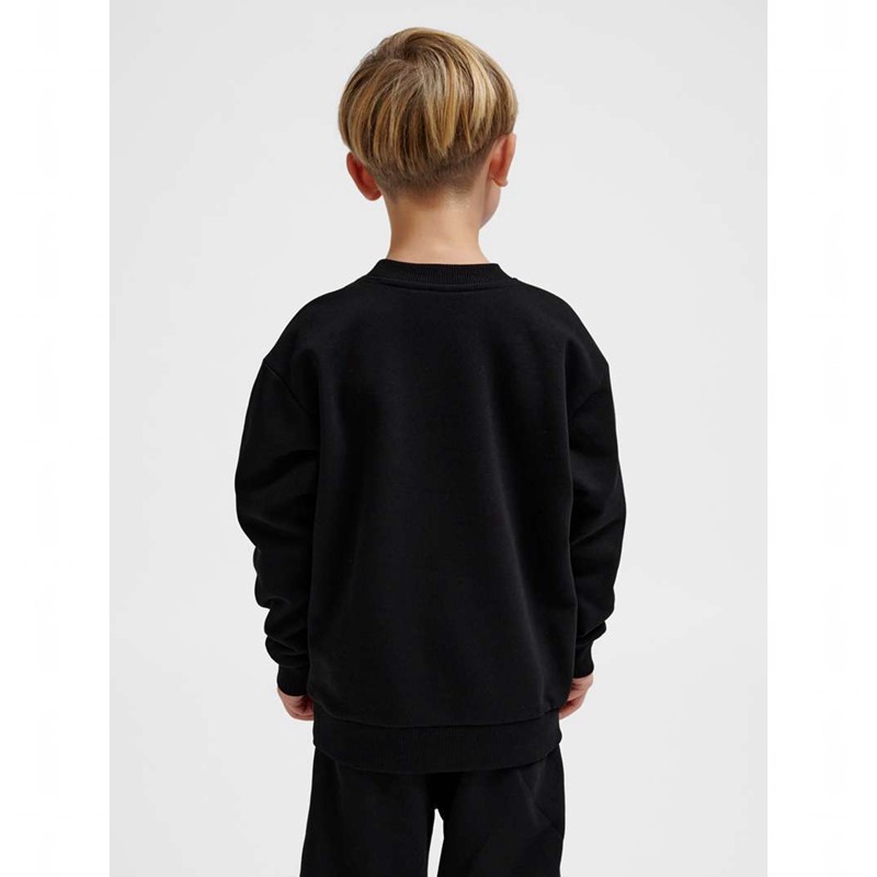Hummel Jr Loose Crewneck Bee T-shirt Barn Svarta | 026679-748