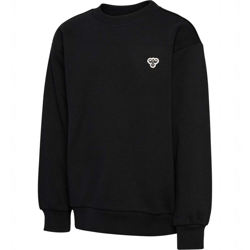 Hummel Jr Loose Crewneck Bee T-shirt Barn Svarta | 026679-748