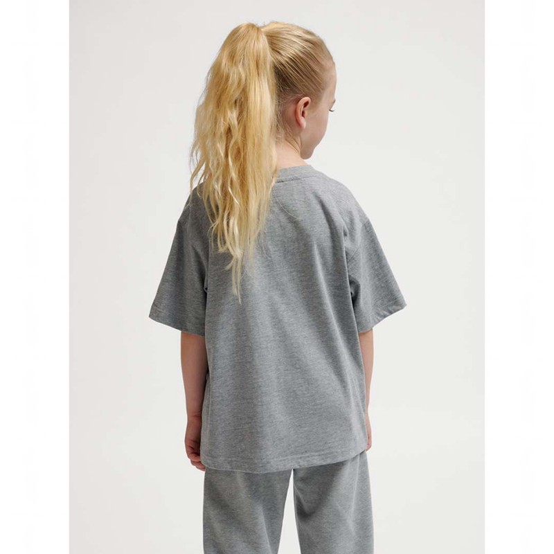 Hummel Jr Loose S/S Bee T-shirt Barn Grå | 970861-502