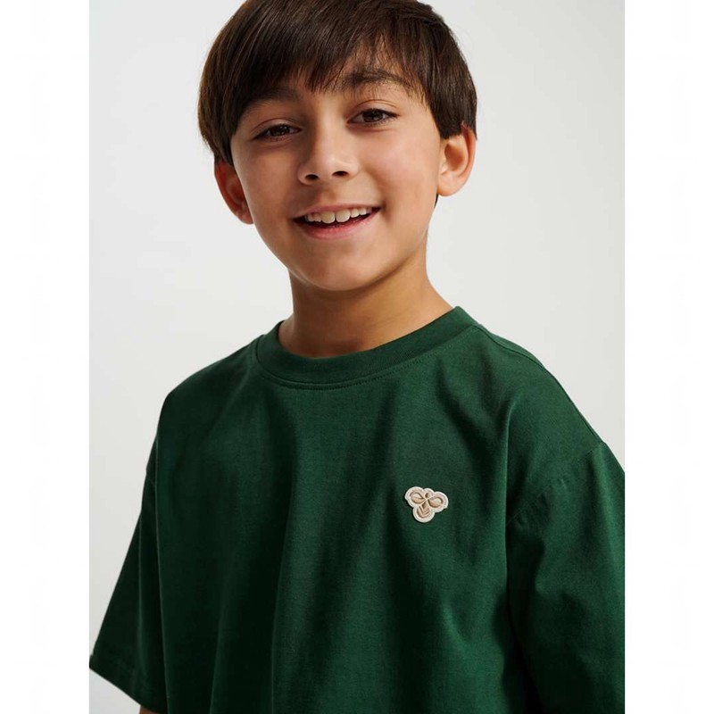 Hummel Jr Loose S/S Bee T-shirt Barn Gröna | 813214-267