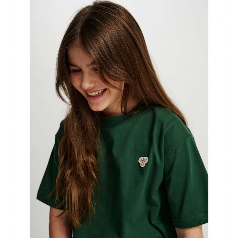 Hummel Jr Loose S/S Bee T-shirt Barn Gröna | 813214-267