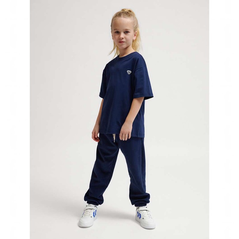 Hummel Jr Loose S/S Bee T-shirt Barn Marinblå | 663811-238