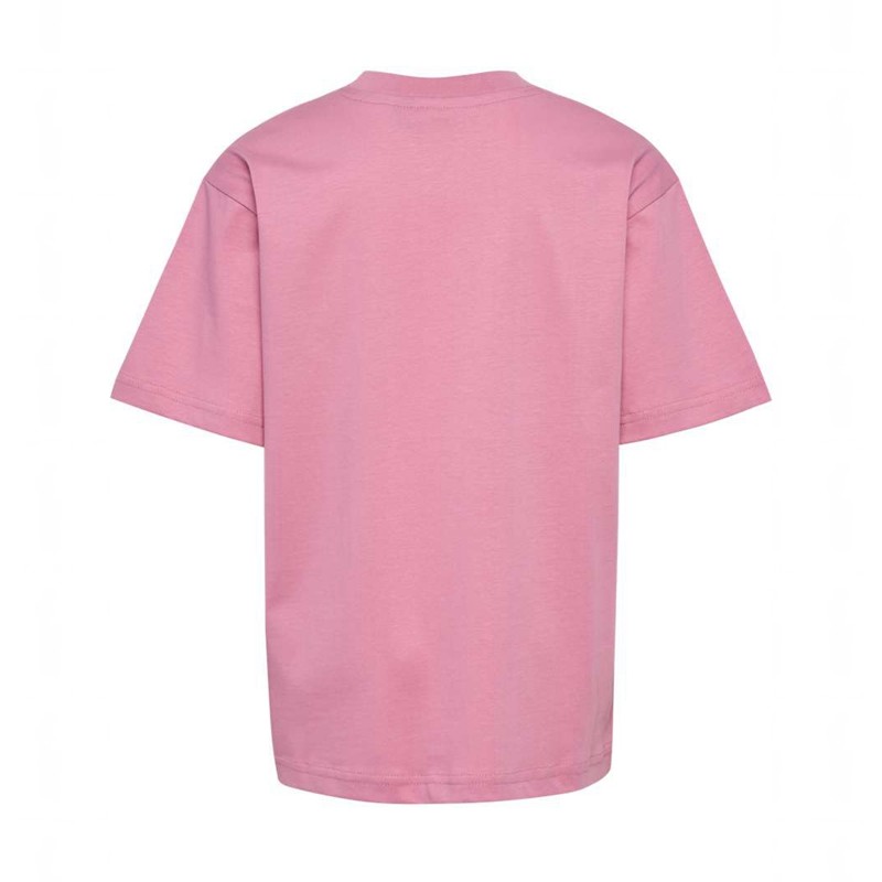 Hummel Jr Loose S/S Bee T-shirt Barn Rosa | 655968-286