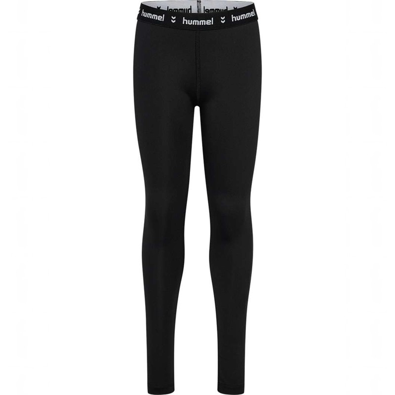 Hummel Jr Pulse Mid Waist Strumpbyxor Barn Svarta | 063247-485