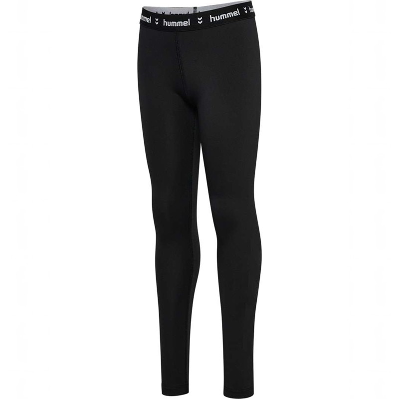 Hummel Jr Pulse Mid Waist Strumpbyxor Barn Svarta | 063247-485