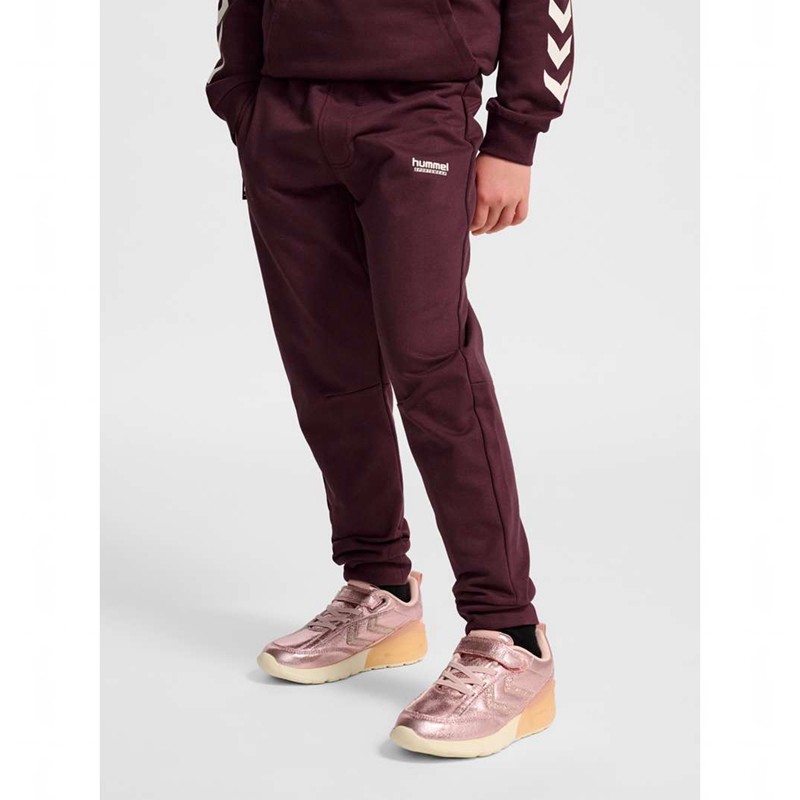Hummel Jr Regular Adj Waist Byxor Barn Vinröda | 102510-095