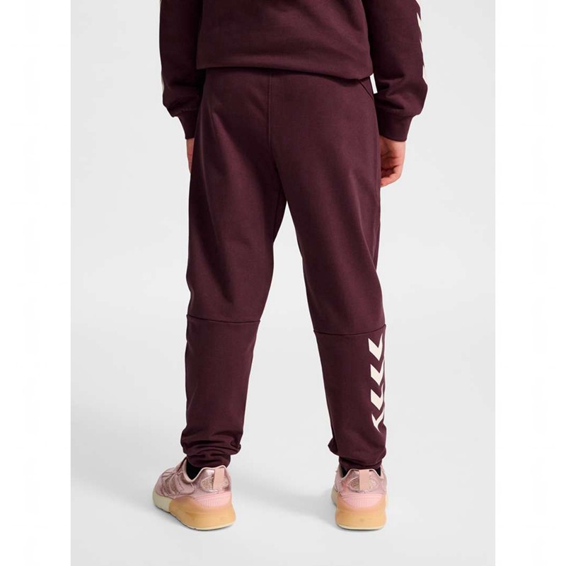 Hummel Jr Regular Adj Waist Byxor Barn Vinröda | 102510-095