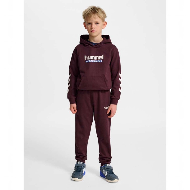Hummel Jr Regular Adj Waist Byxor Barn Vinröda | 102510-095
