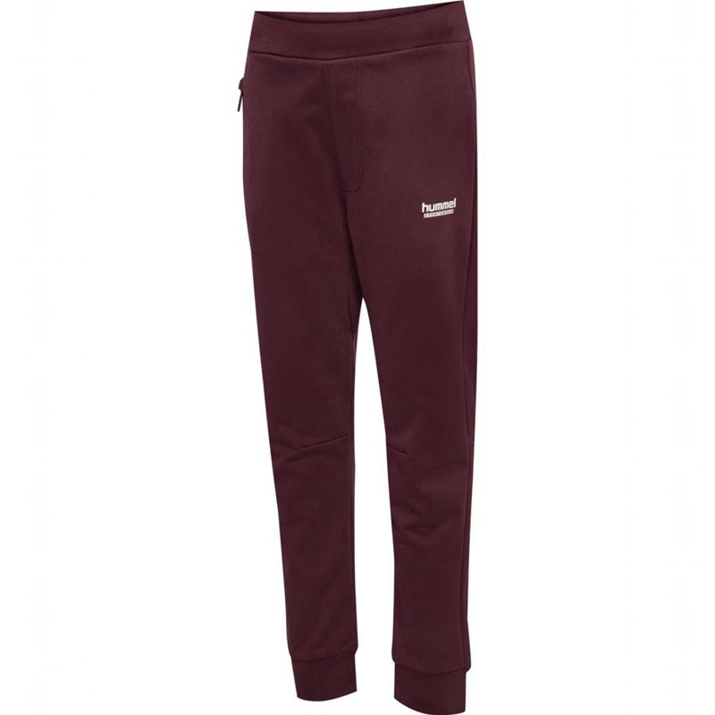 Hummel Jr Regular Adj Waist Byxor Barn Vinröda | 102510-095