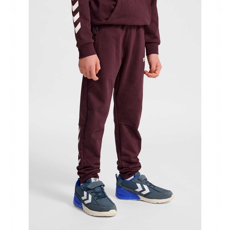 Hummel Jr Regular Adj Waist Byxor Barn Vinröda | 102510-095