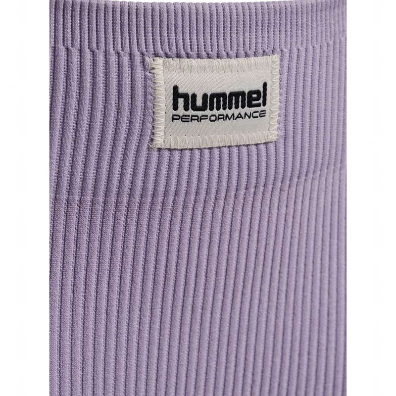 Hummel Jr Seamless Rib Mw Strumpbyxor Barn Lavendel | 330737-978