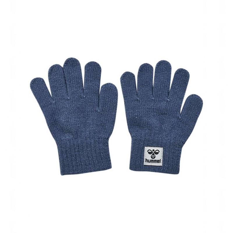 Hummel Kvint 3 Pk Handskar Barn Blå | 050255-035