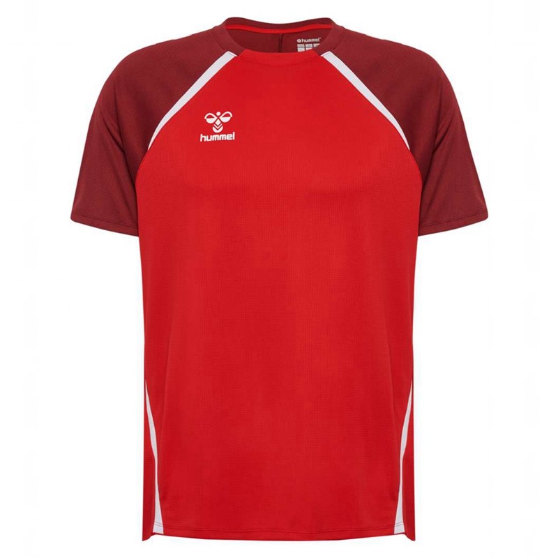 Hummel Lead 2.0 S/S Jersey Herr Röda | 932572-405