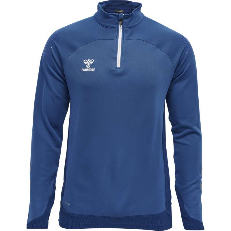 Hummel Lead Half Zip Hoodie Herr Blå | 531298-180