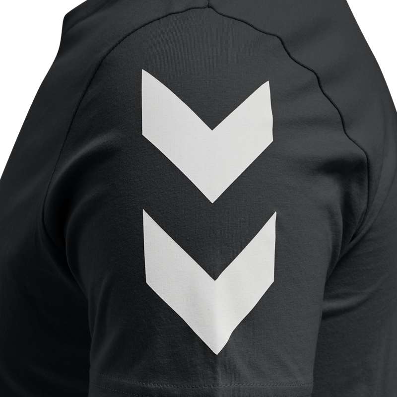 Hummel Legacy Chevron Plus T-shirt Herr Svarta | 772224-327