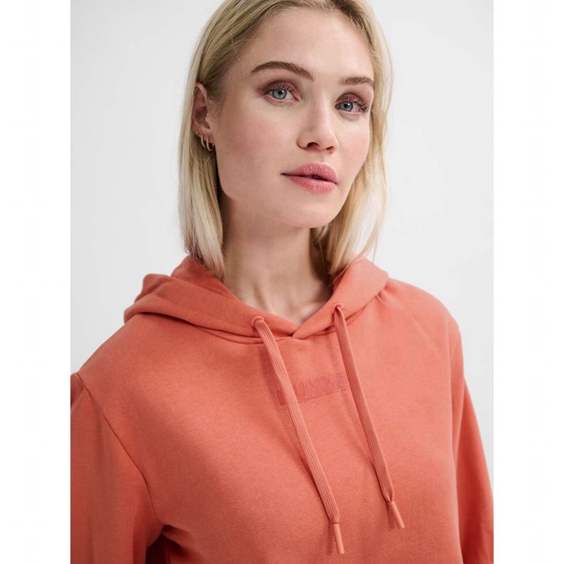 Hummel Legacy Cropped Hoodie Dam Aprikos | 441114-379