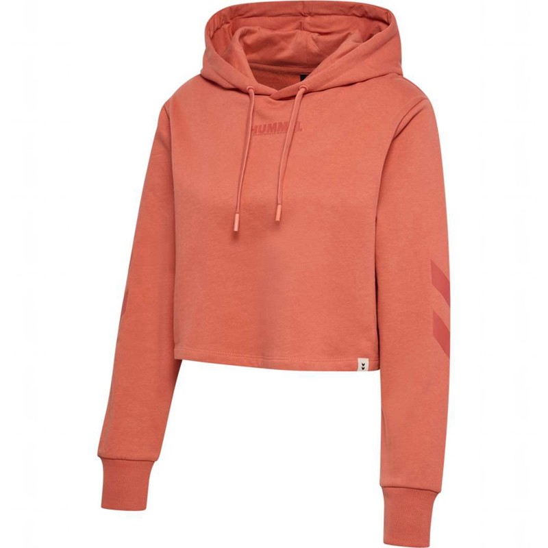 Hummel Legacy Cropped Hoodie Dam Aprikos | 441114-379