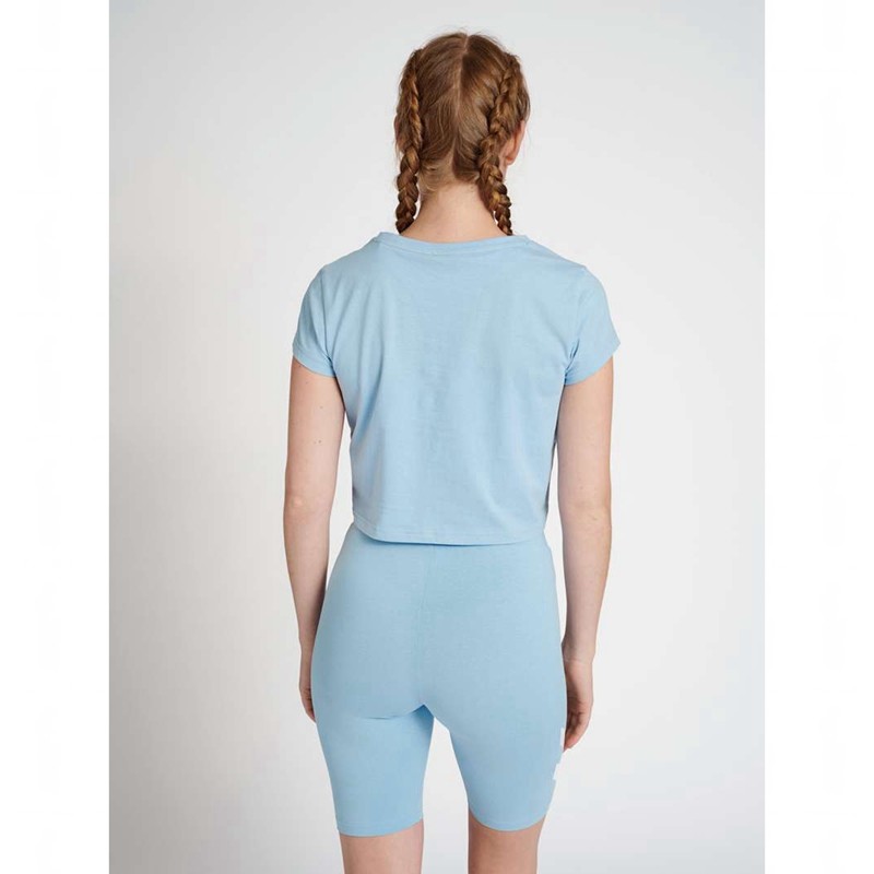 Hummel Legacy Cropped T-shirt Dam Blå | 318302-272