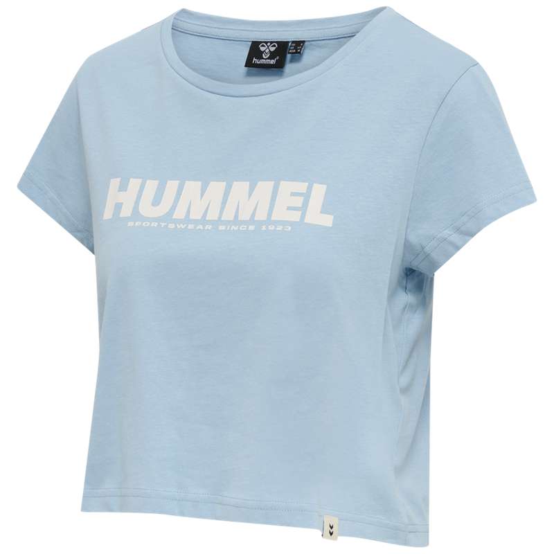 Hummel Legacy Cropped T-shirt Dam Blå | 318302-272