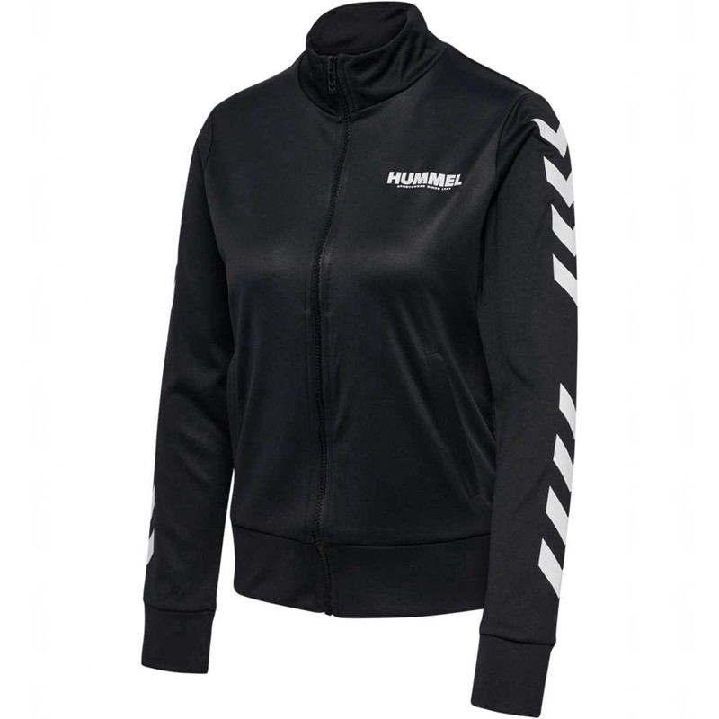 Hummel Legacy Evy Poly Zip Jackor Dam Svarta | 232247-595