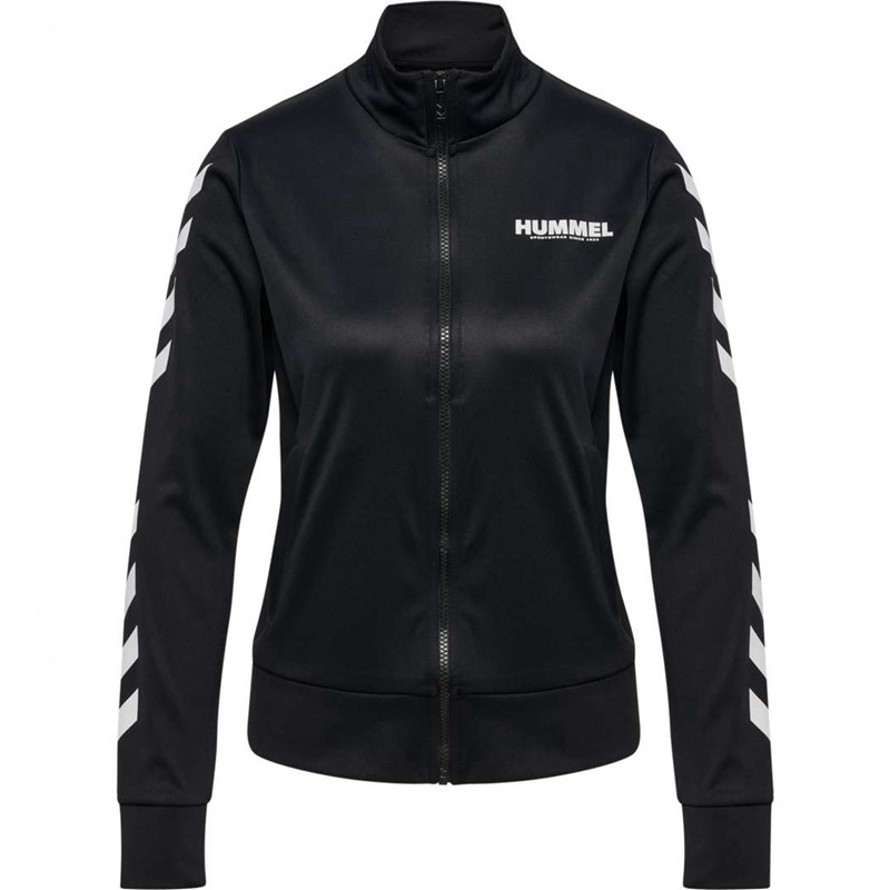 Hummel Legacy Evy Poly Zip Jackor Dam Svarta | 232247-595