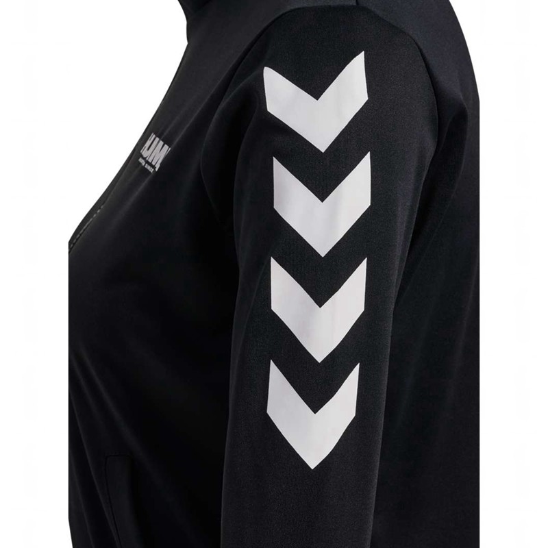 Hummel Legacy Evy Poly Zip Jackor Dam Svarta | 232247-595