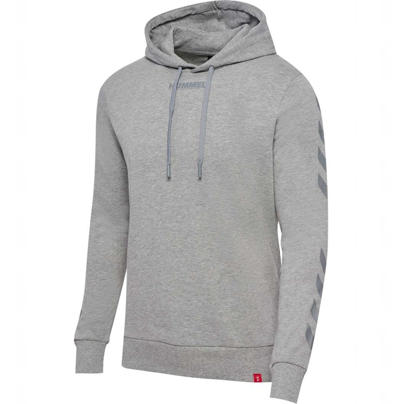 Hummel Legacy Hoodie + Shorts Set Herr Grå | 452442-878