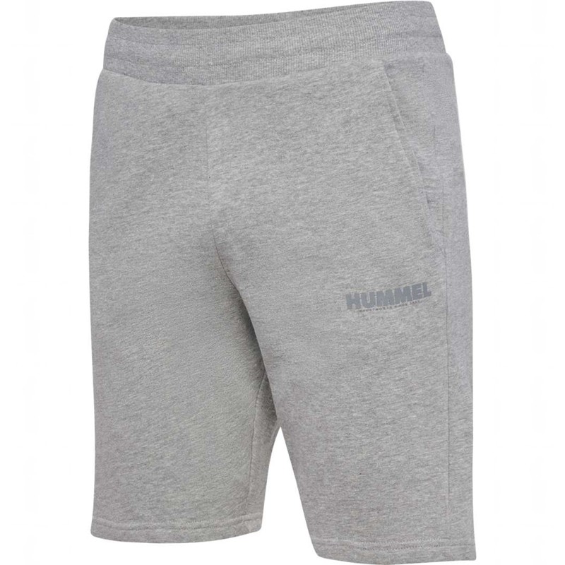 Hummel Legacy Hoodie + Shorts Set Herr Grå | 452442-878