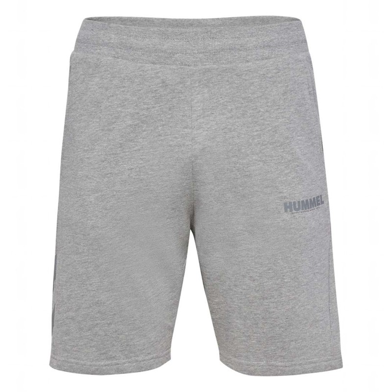 Hummel Legacy Hoodie + Shorts Set Herr Grå | 452442-878