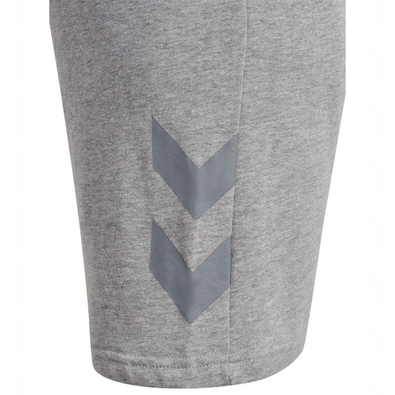 Hummel Legacy Hoodie + Shorts Set Herr Grå | 452442-878