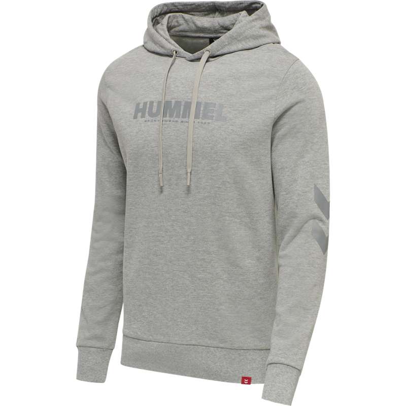 Hummel Legacy Logo Plus Hoodie Herr Grå | 156301-045