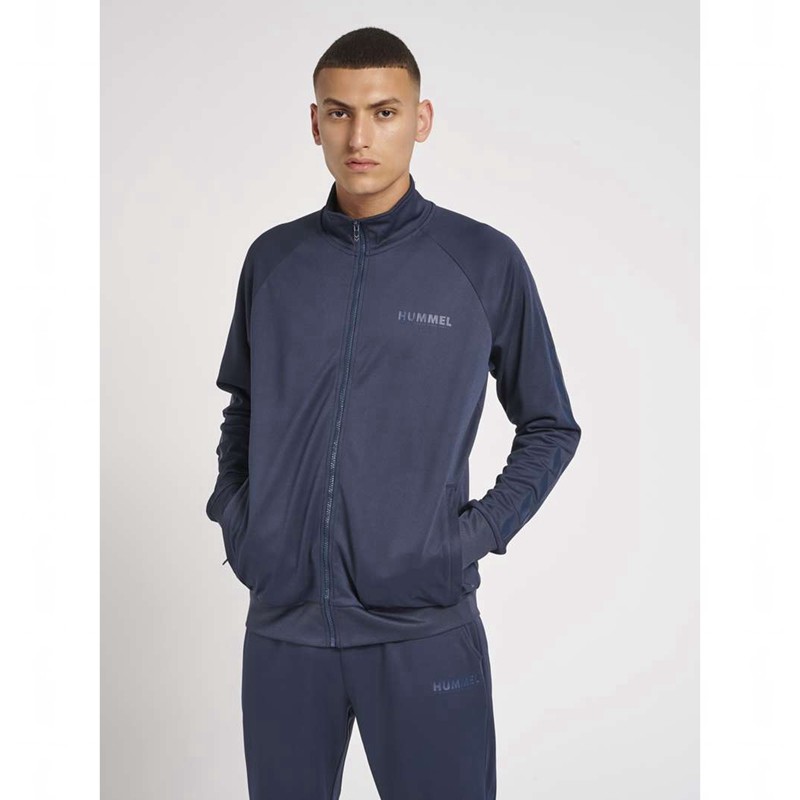 Hummel Legacy Poly Zip Jackor Herr Marinblå | 629025-490