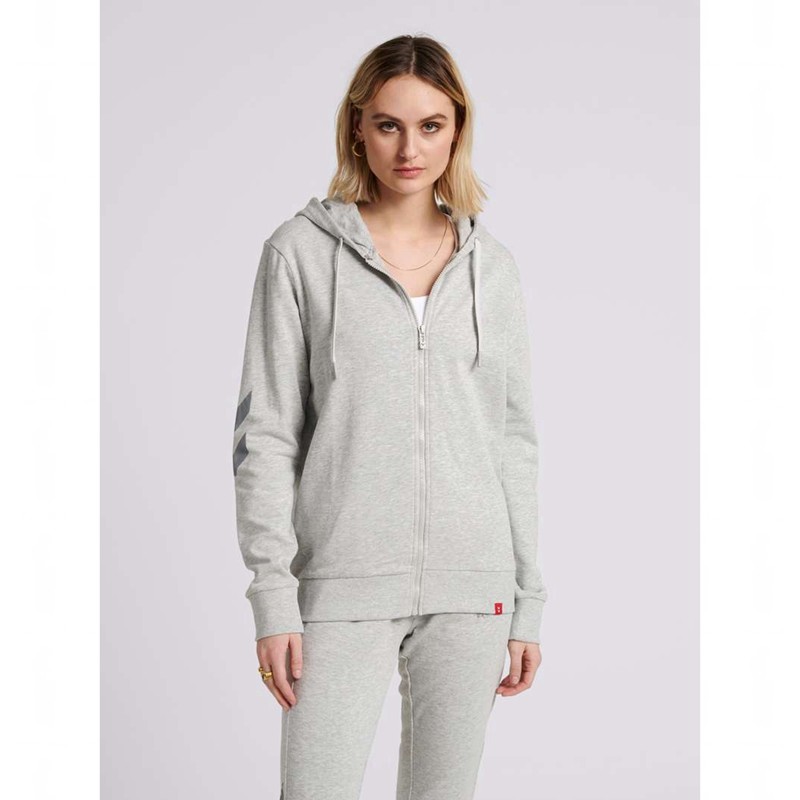 Hummel Legacy Zip T-shirt Herr Grå | 054226-326