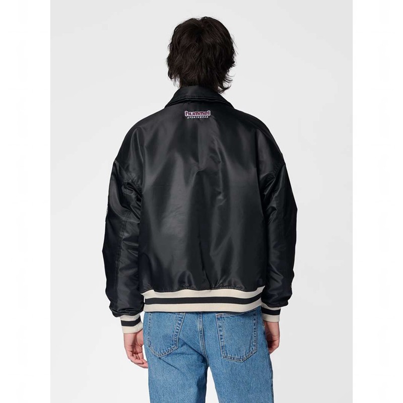 Hummel Letterman Sportswear Jackor Herr Svarta | 522252-423