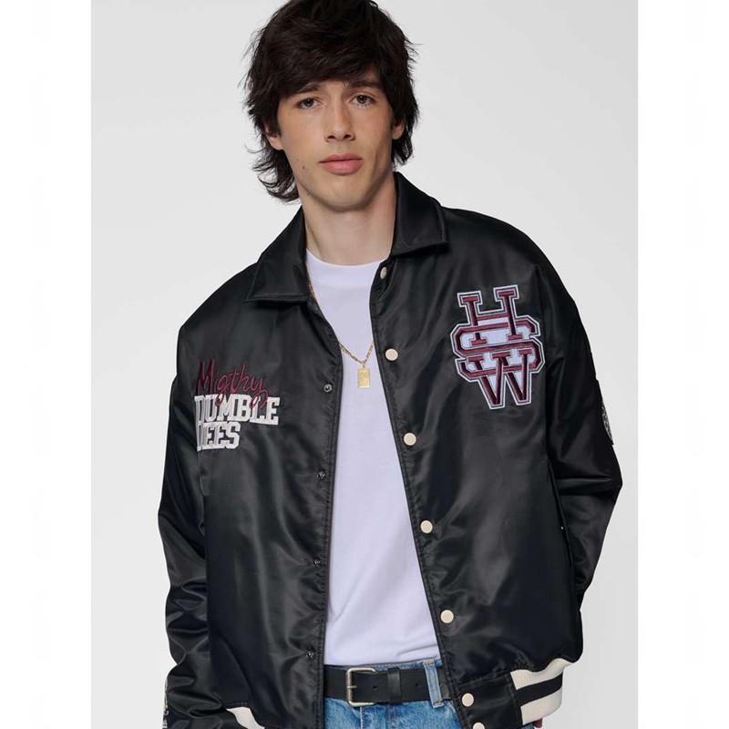 Hummel Letterman Sportswear Jackor Herr Svarta | 522252-423