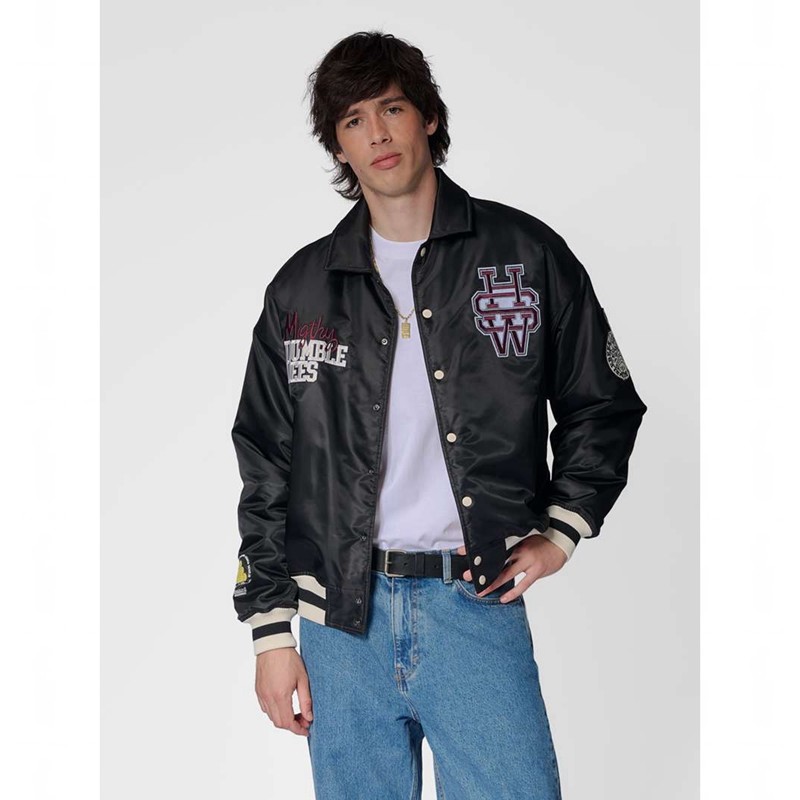 Hummel Letterman Sportswear Jackor Herr Svarta | 522252-423